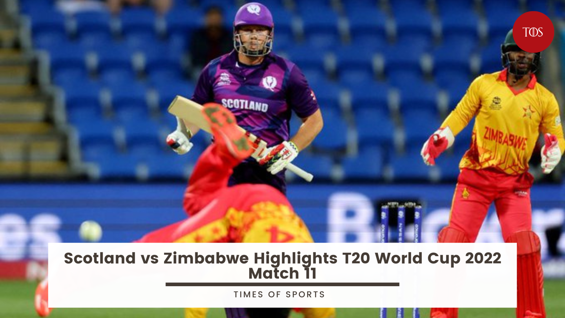 Scotland Vs Zimbabwe Highlights T20 World Cup 2022 Match 12