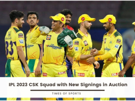 IPL 2023 CSK Squad