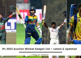 IPL 2023 Auction Wicket Keeper List