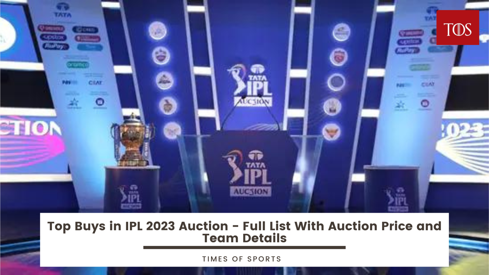 Top Buys In IPL 2023 Auction - Full List With Auction Price