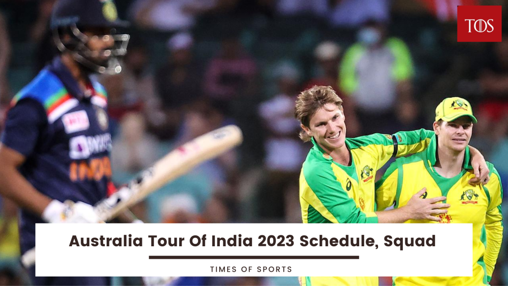 next australia tour of india