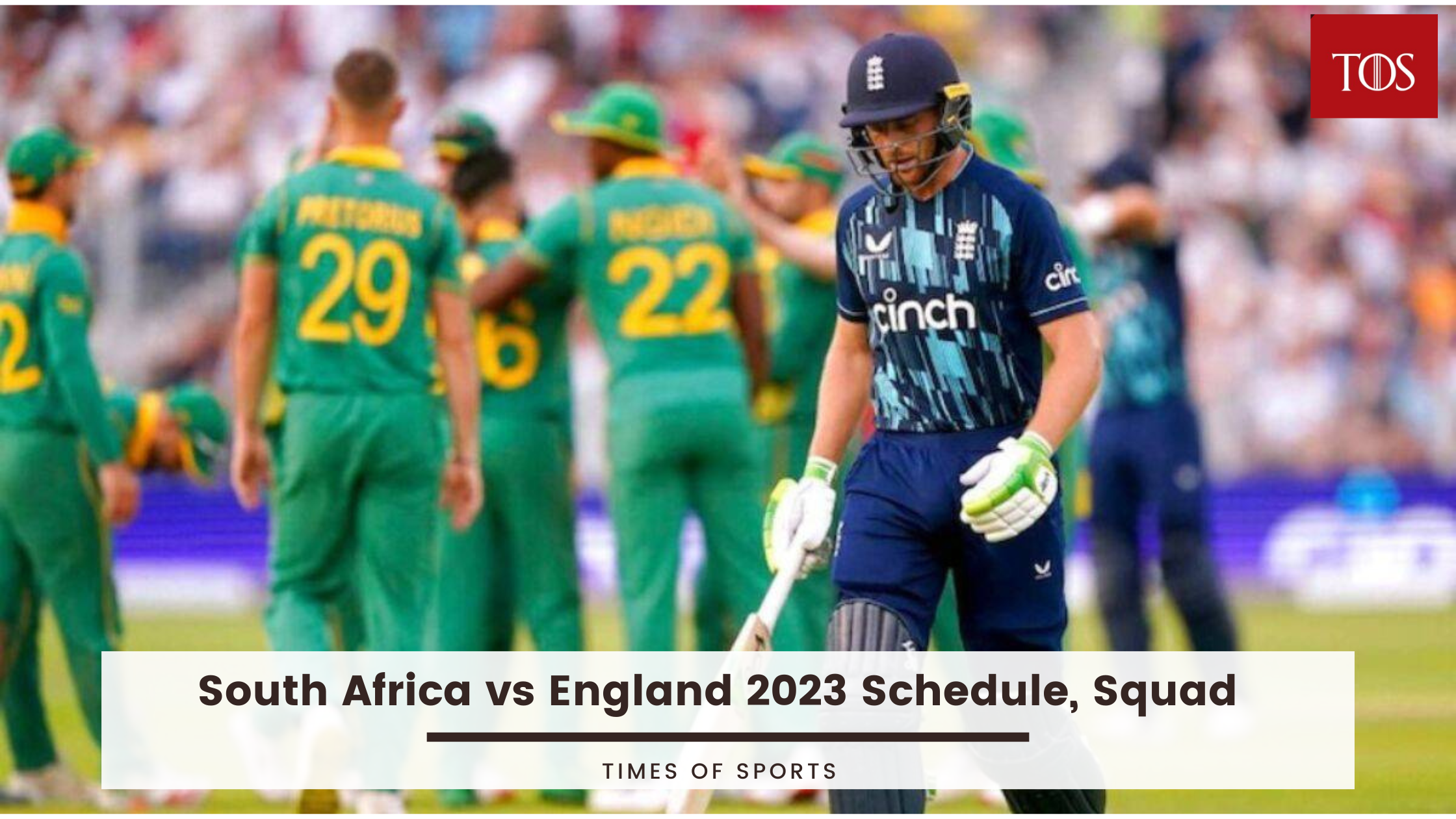 England Tour of South Africa 2023 