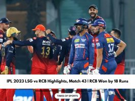 IPL 2023 LSG vs RCB Highlights