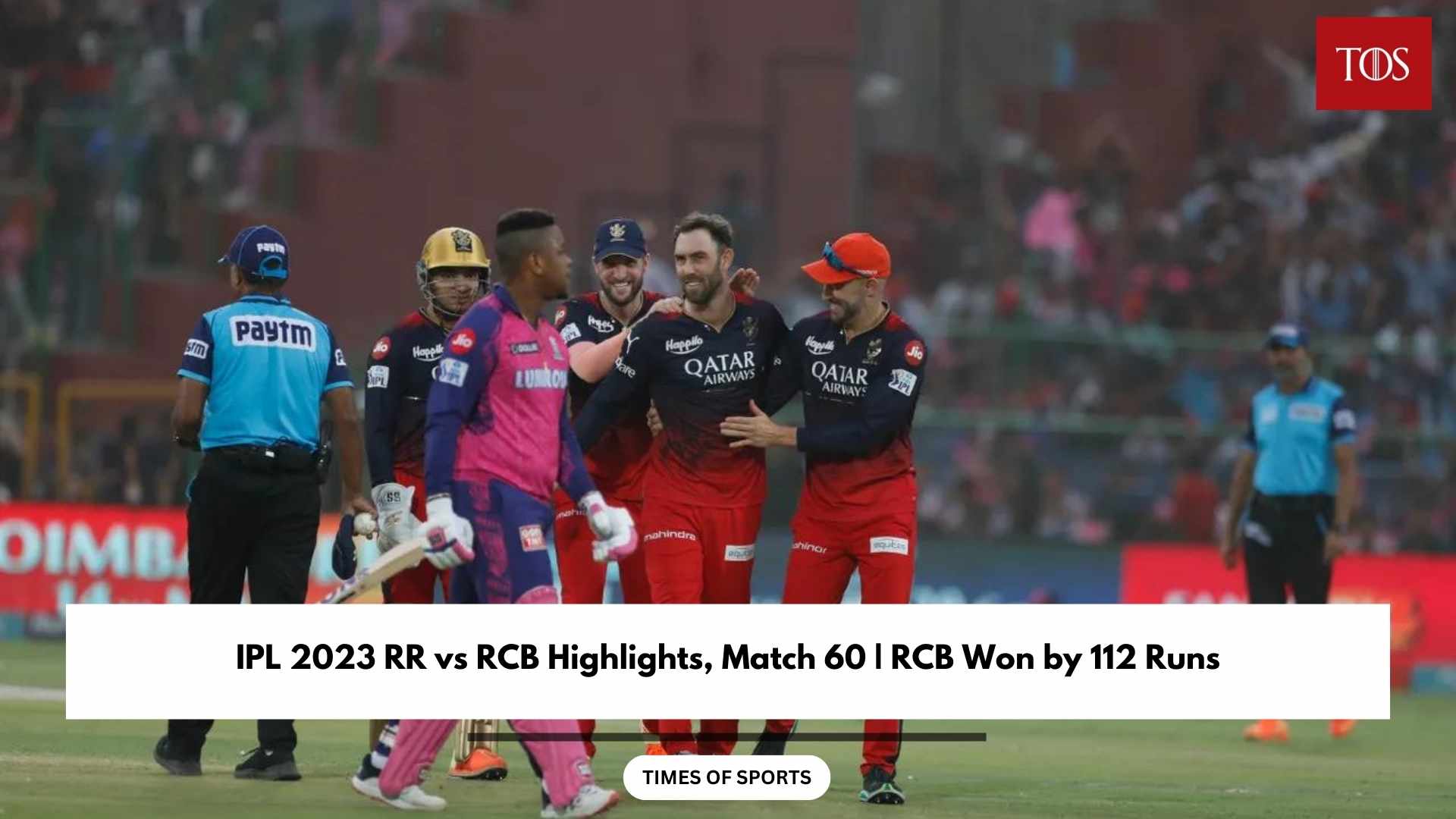 IPL 2023 RR vs RCB Highlights
