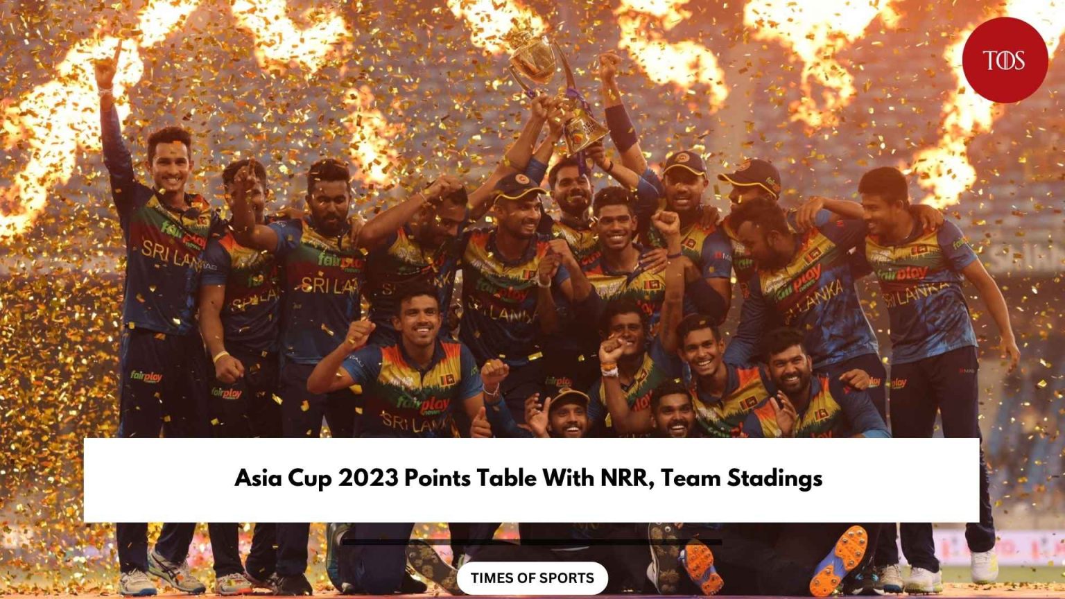 Asia Cup 2023 Points Table With NRR, Team Standing