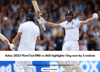 Ashes 2023 Third Test ENG vs AUS highlights