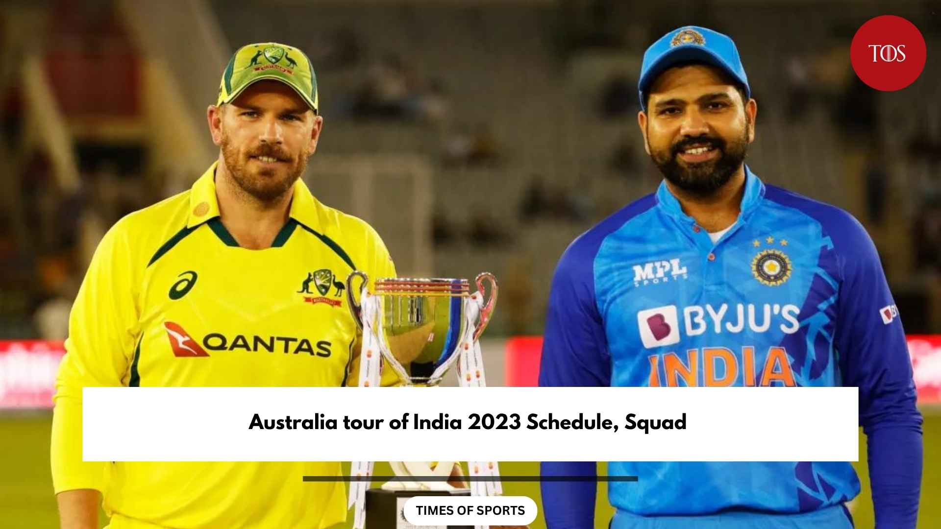australia tour of india one day schedule
