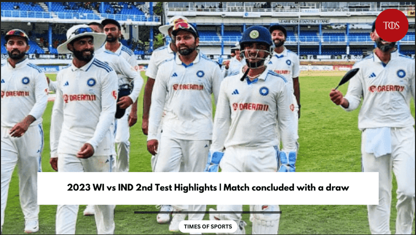 2023 WI vs IND 2nd Test Highlights