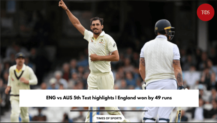 Ashes 2023 ENG vs AUS 5th Test Highlights