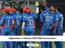 Afghanistan vs Pakistan 2023 ODI Commentators