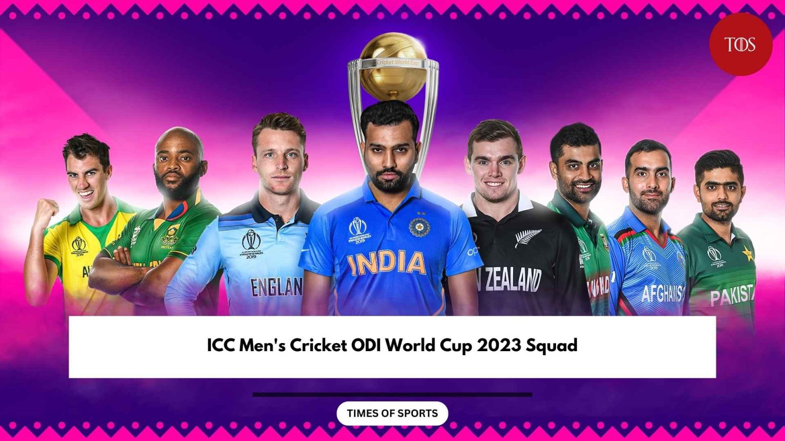 ICC Men's Cricket ODI World Cup 2023 Squad All 10 Teams