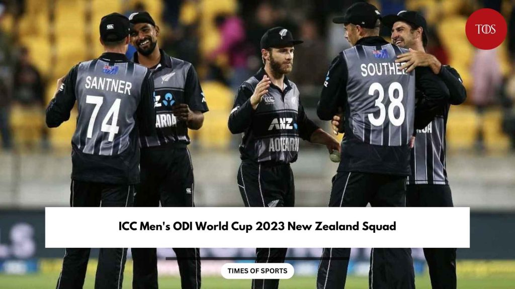 ICC Men's ODI World Cup 2023 New Zealand Squad