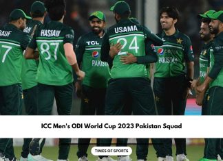 ICC Men's ODI World Cup 2023 Pakistan Squad