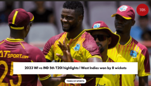 2023 WI vs IND 5th T20I highlights | West Indies won by 8 wickets