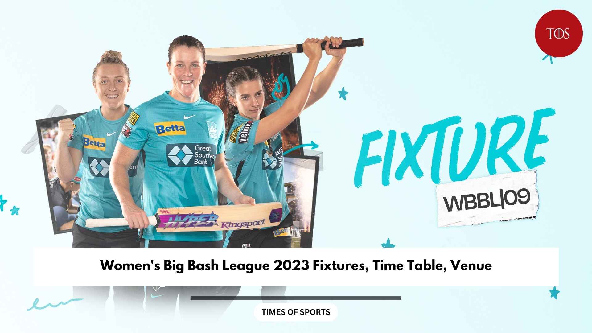 WBBL 2023 Fixtures, Time Table, Venue Women's Big Bash League