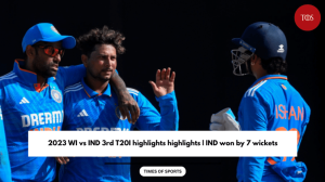 2023 WI vs IND 3rd T20I highlights highlights | IND won by 7 wickets