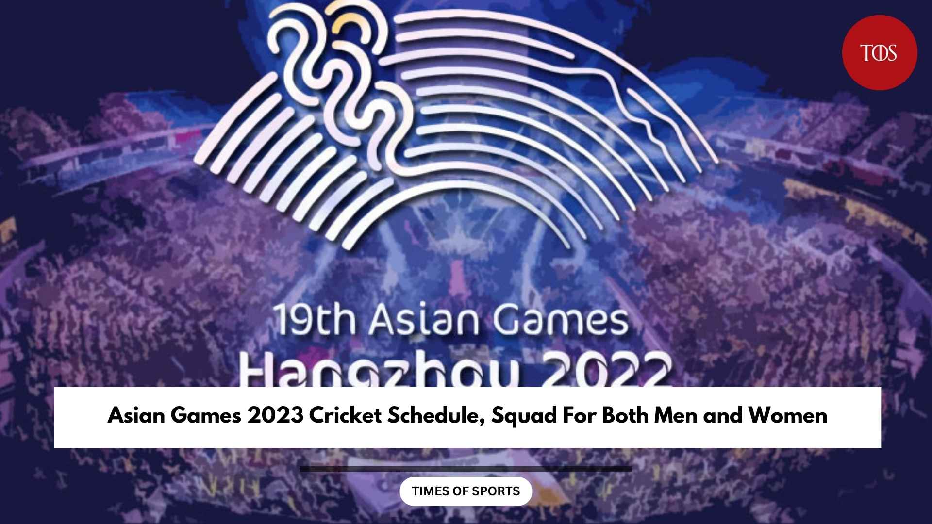 Asian Games 2023 Cricket Schedule 