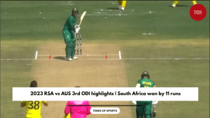 2023 RSA vs AUS 3rd ODI highlights | South Africa won by 11 runs