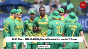 2023 RSA vs AUS 5th ODI highlights | South Africa won by 122 runs