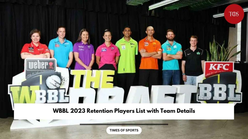 WBBL 2023 Retention Players List With Team Details