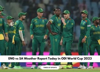 ENG vs SA Weather Report Today