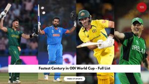 Fastest Century in ODI World Cup
