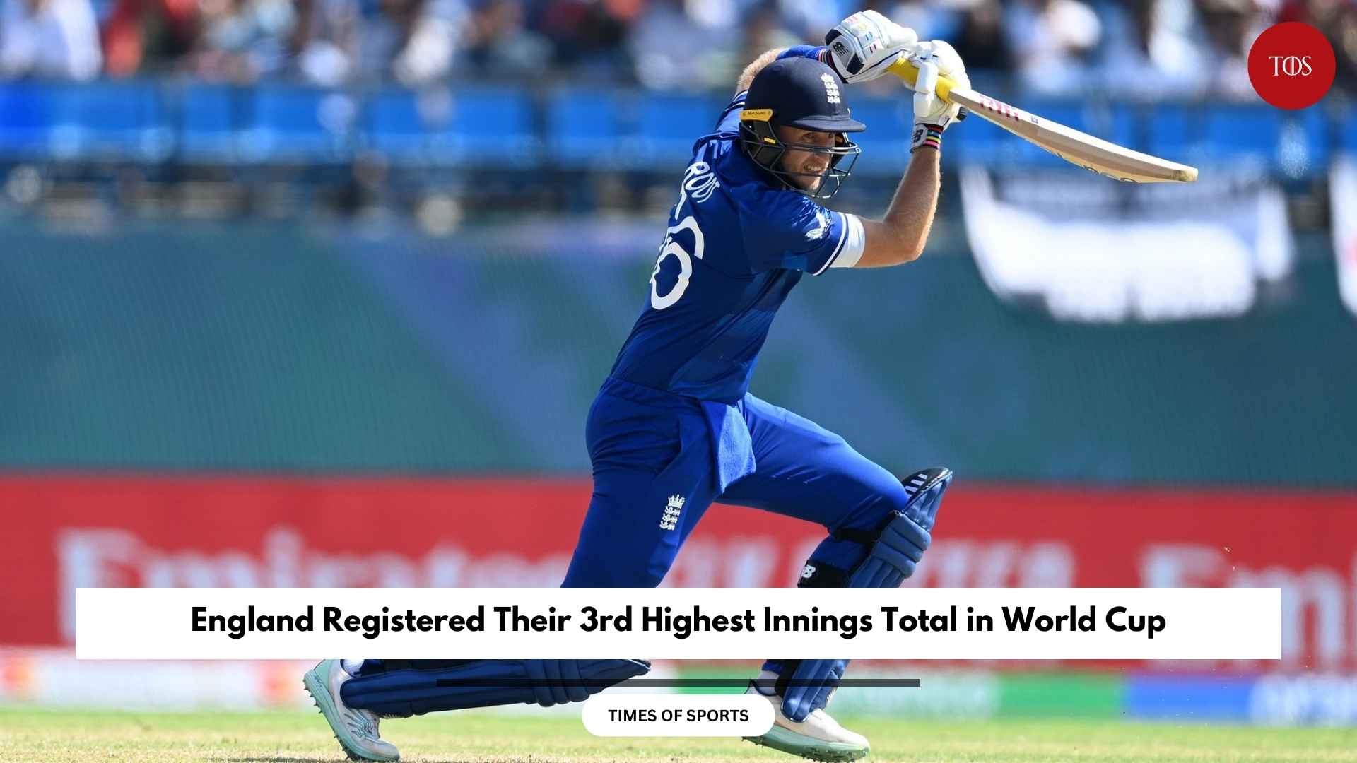 Highest Innings Total for England in World Cup