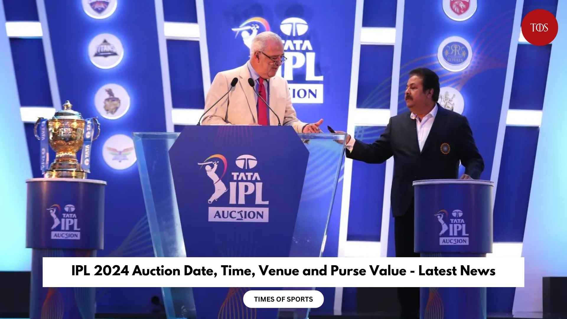 IPL 2024 Auction News, Place, Date, Rules, 10 Team Players