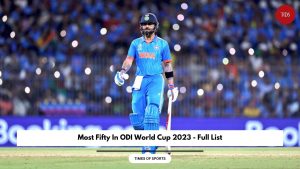 Most Fifty In ODI World Cup 2023 – Half Century List