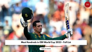 Most Hundreds in ODI World Cup 2023 – All Centuries List