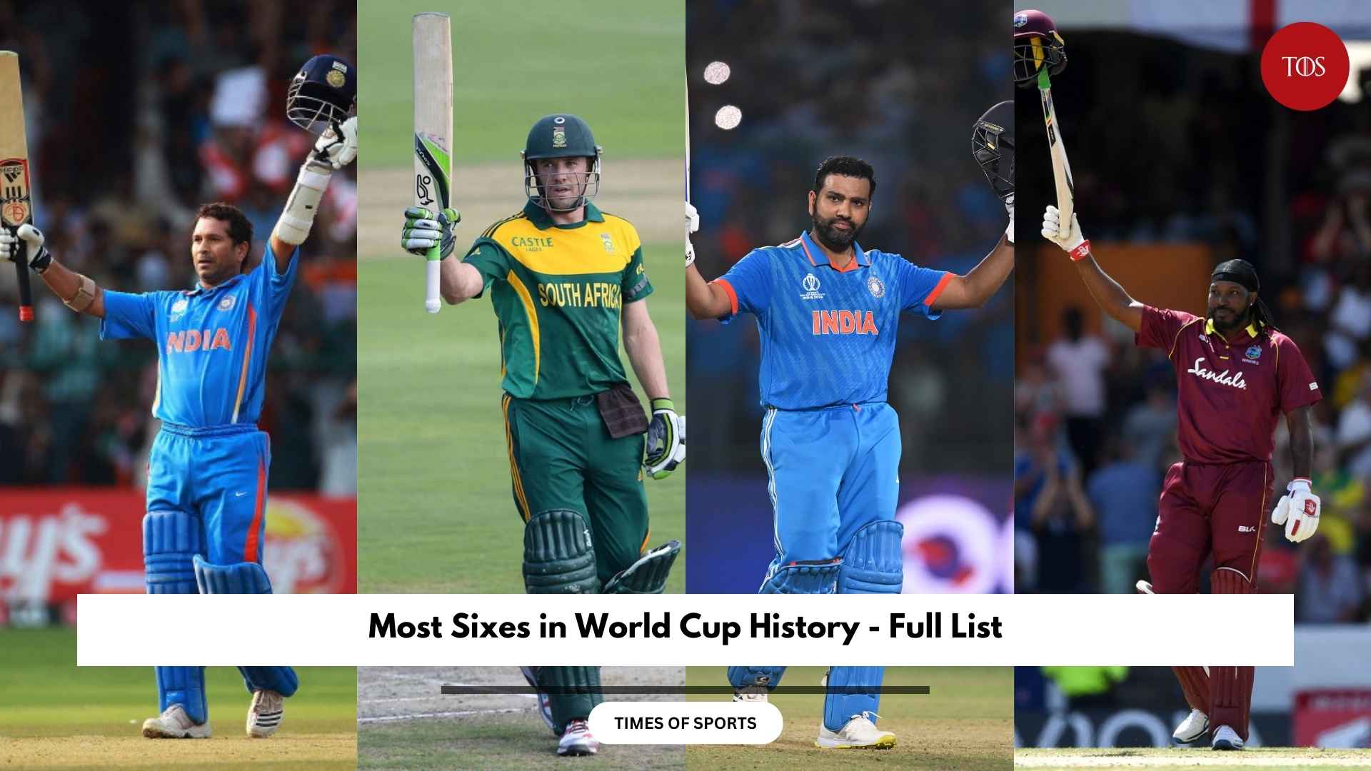 Most sixes in World Cup History Full List