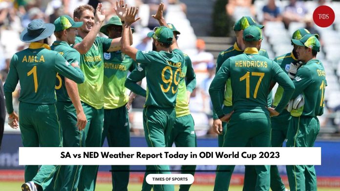 ODI World Cup 2023 SA vs NED Weather Report