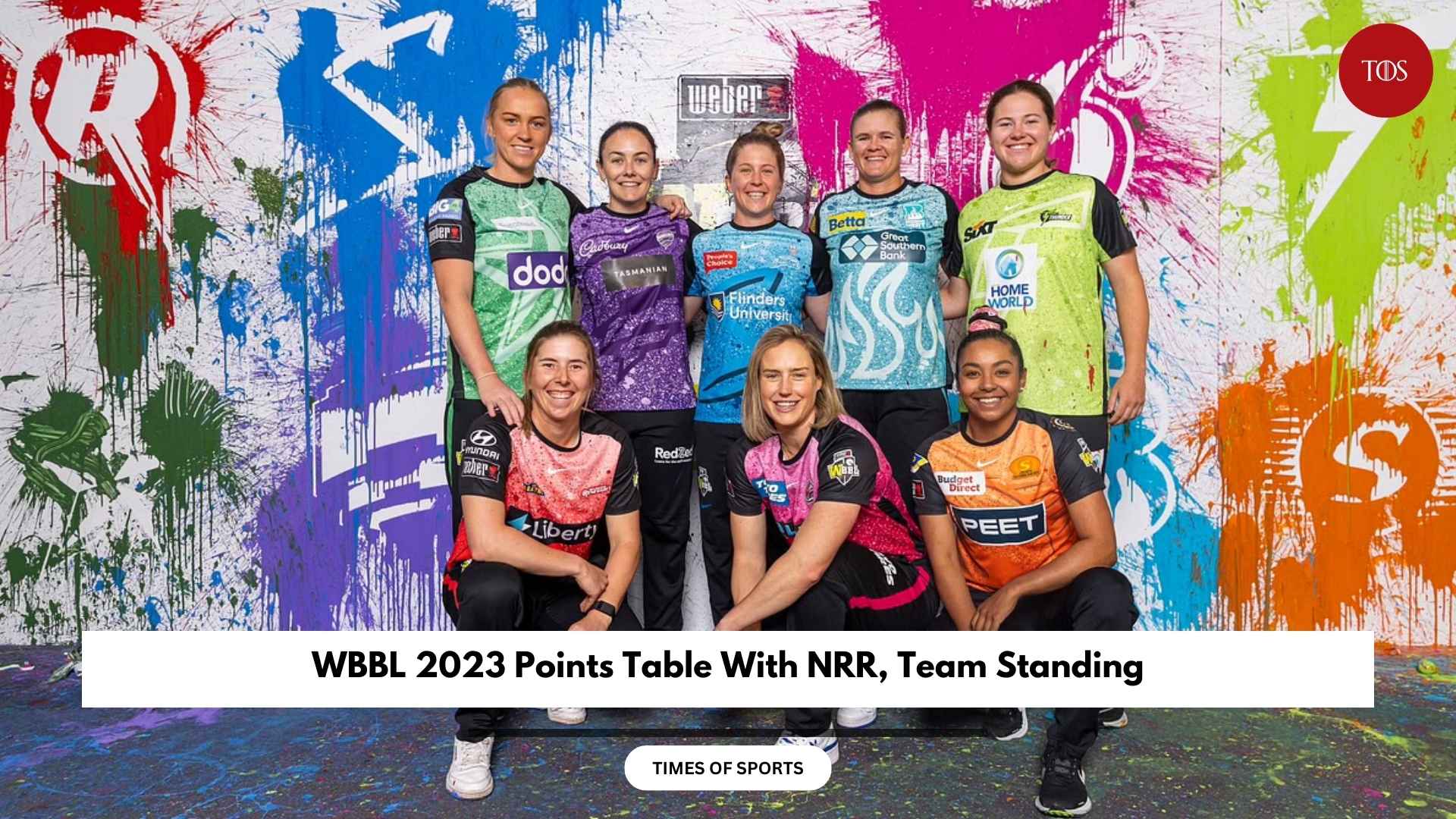 WBBL 2023 Points Table With NRR, Team Standing