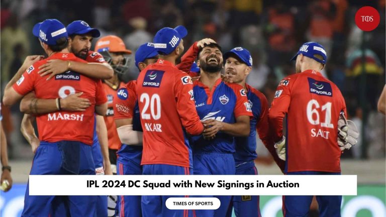DC Squad in IPL 2024 with New Signings in Auction