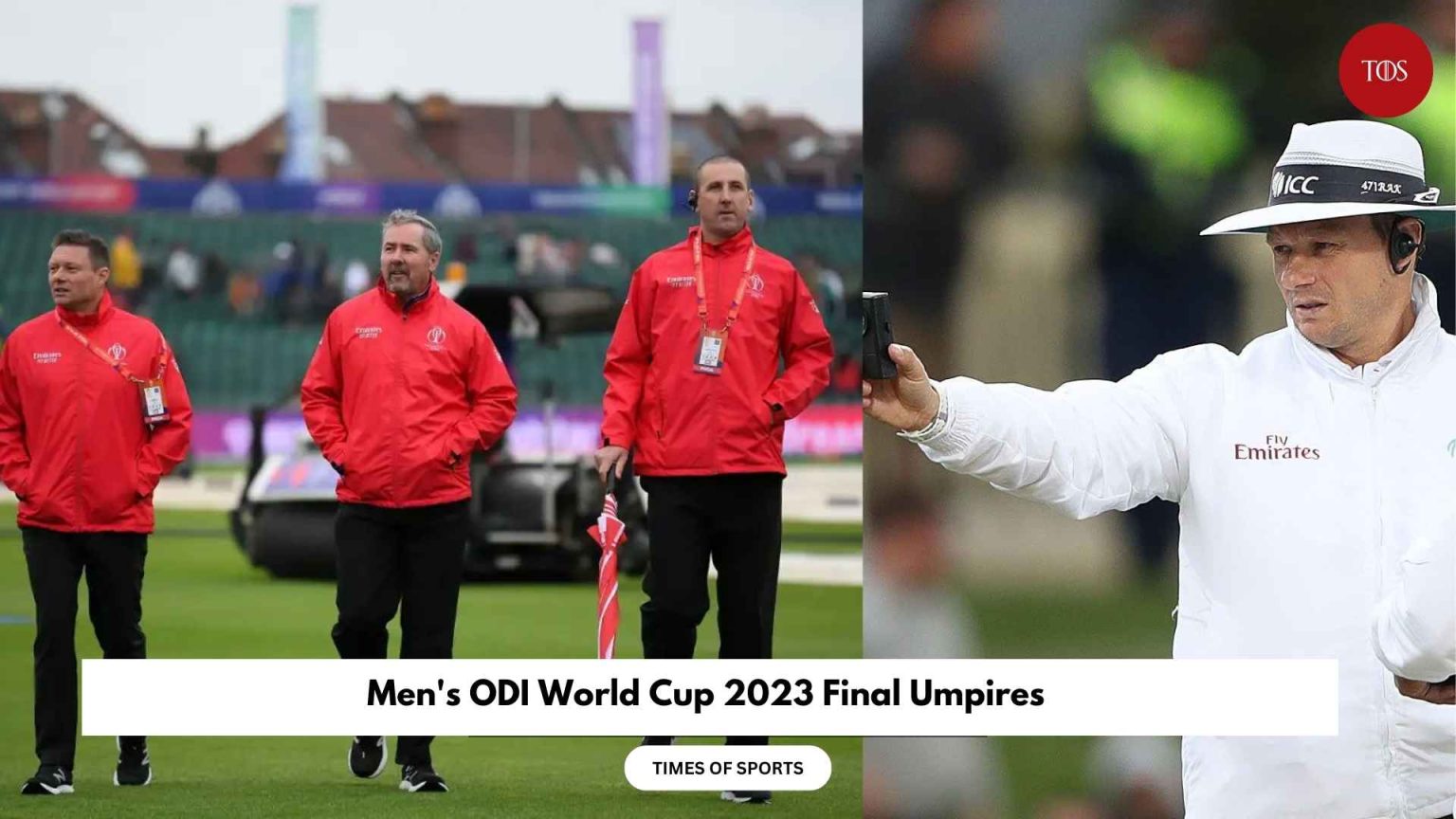 ICC Men's ODI World Cup 2023 Final Umpires List