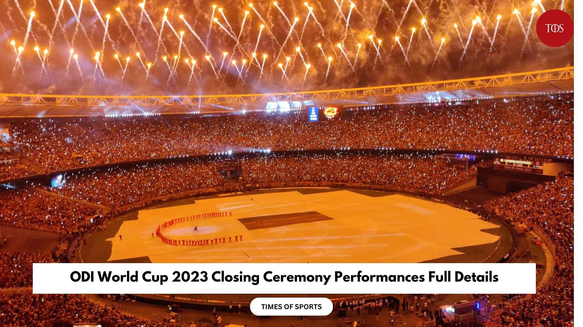 Odi World Cup 2023 Closing Ceremony Performances Full Details 3914