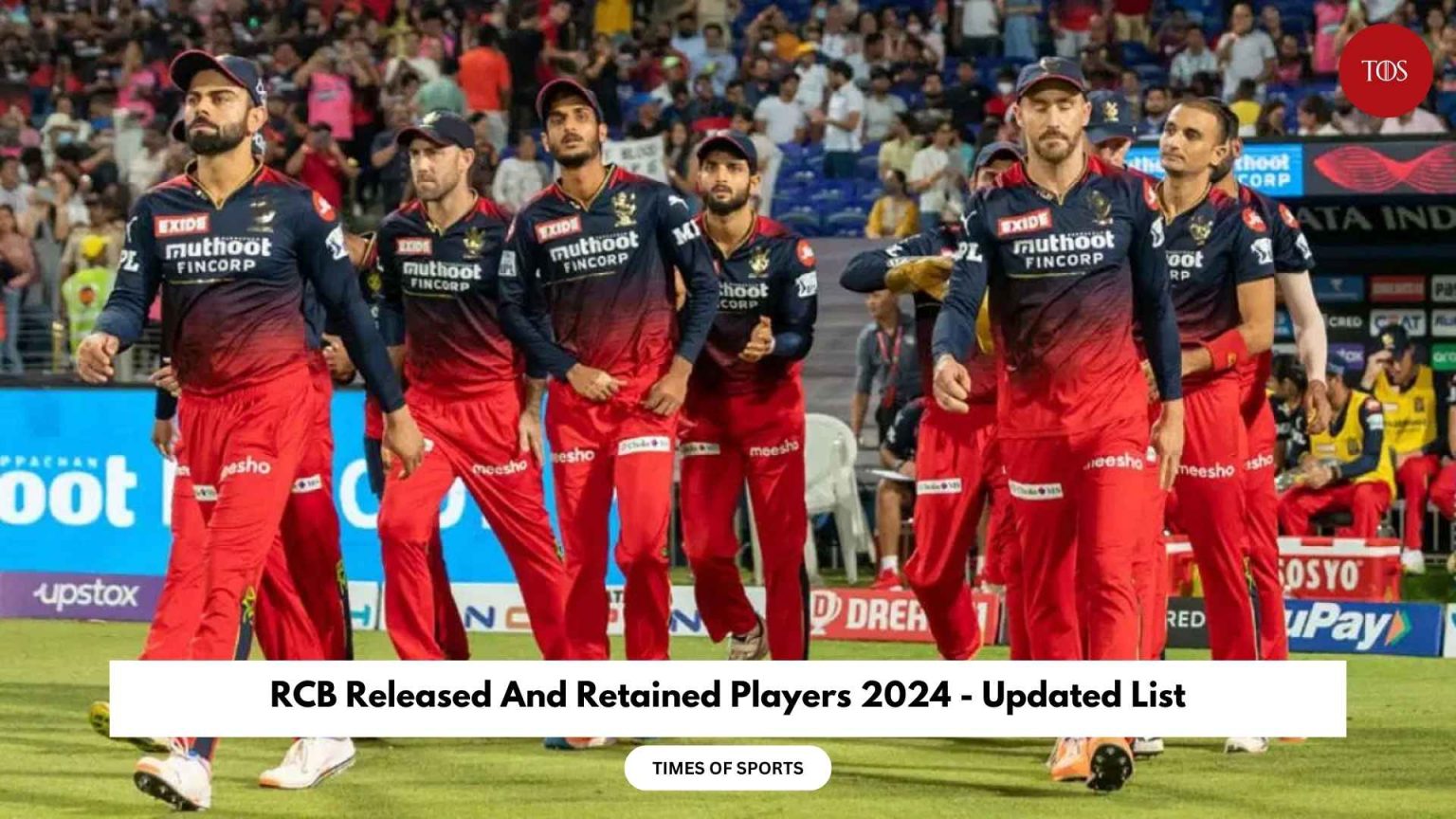 RCB Released And Retained Players 2024 - Updated List