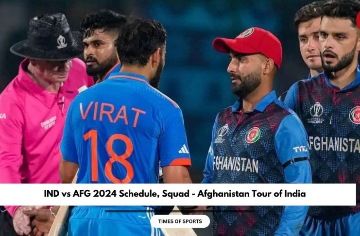 IND vs AFG 2024 Schedule