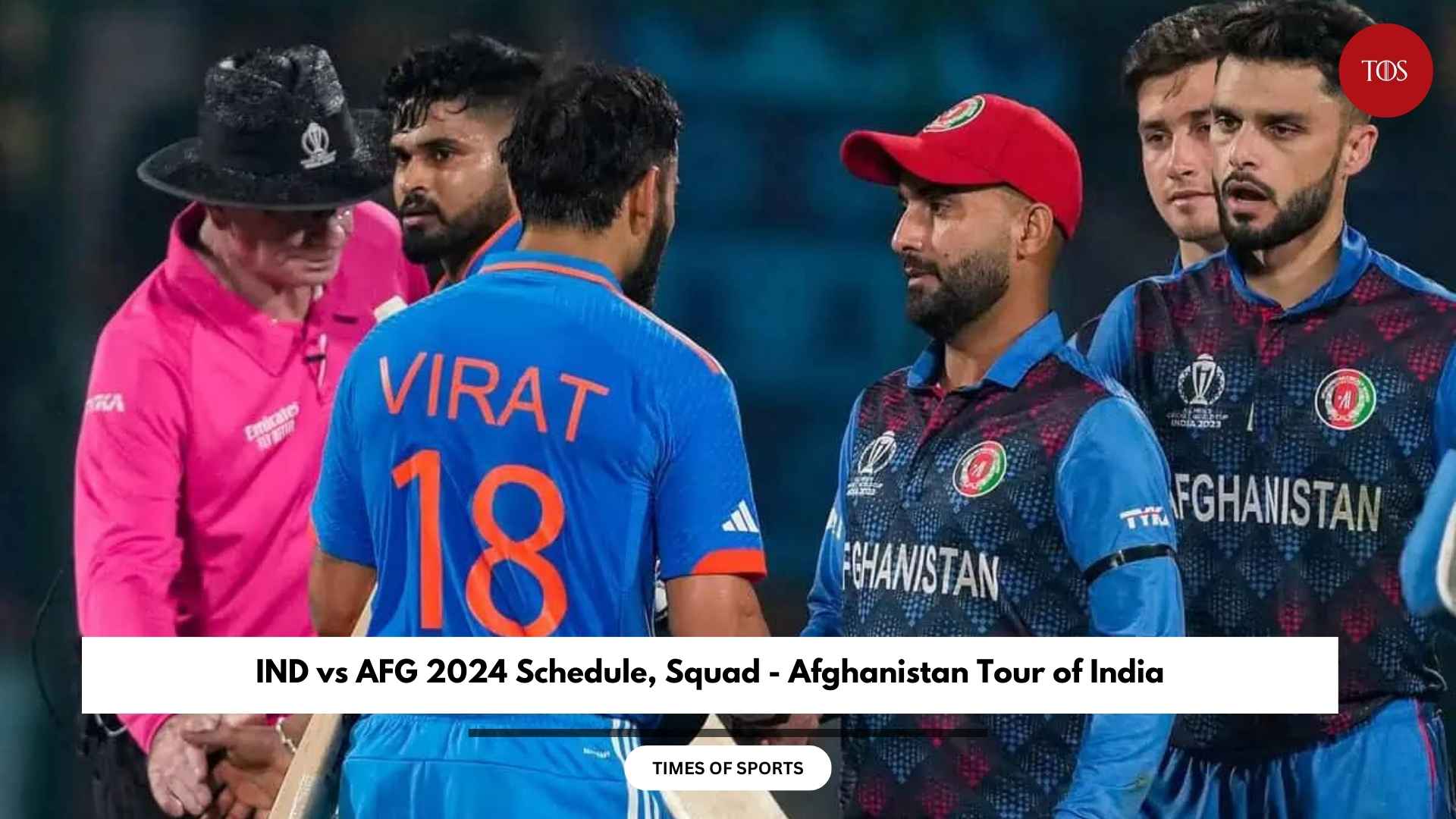 IND vs AFG 2024 Schedule, Squad Afghanistan Tour of India