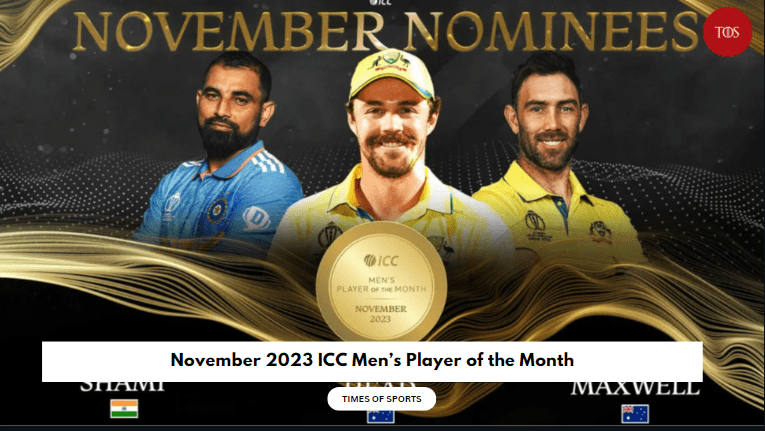 Men's Player of the Month November 2023 Nominees