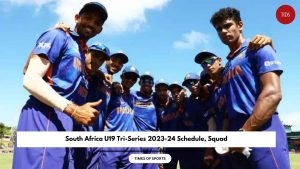 South Africa U19 Tri-Series 2023-24 Schedule