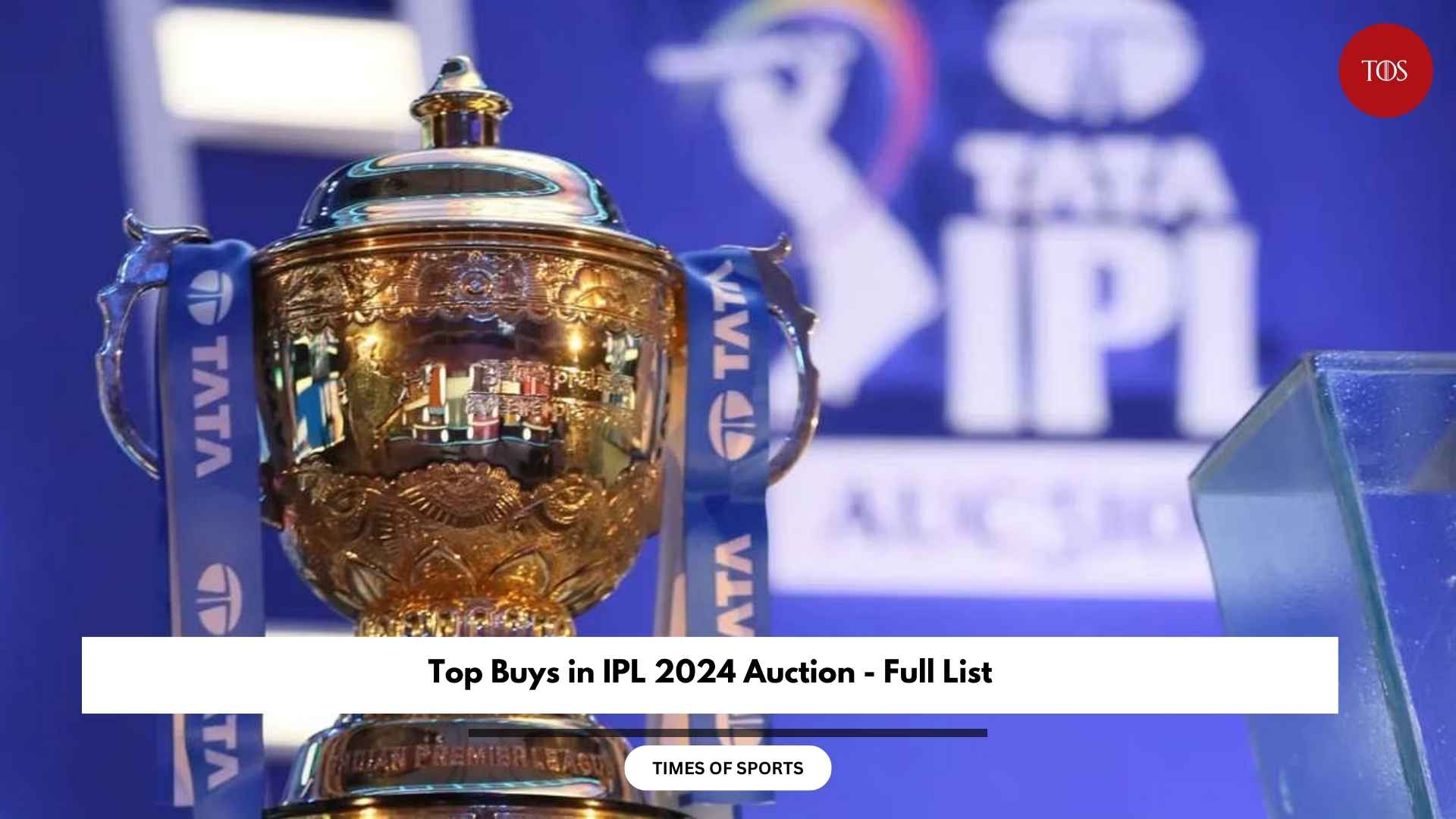 Top Buys in IPL 2024 Auction Full List