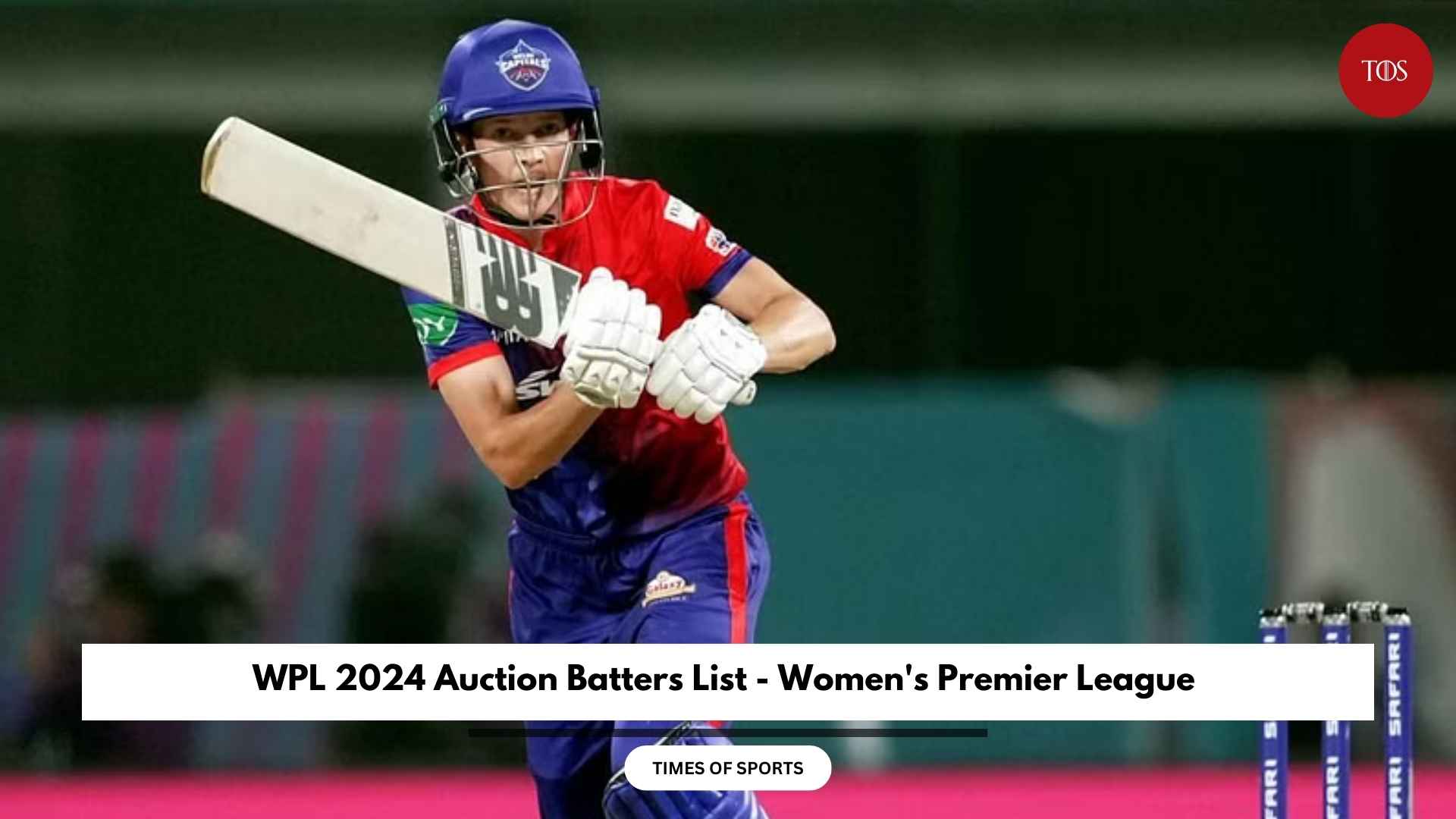 WPL 2024 Auction Batters List Women's Premier League
