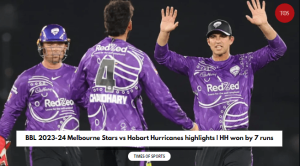 BBL 2023-24 Melbourne Stars vs Hobart Hurricanes highlights