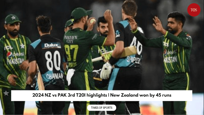 2024 NZ vs PAK 3rd T20I highlights