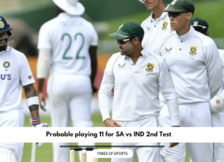 Probable Playing 11 SA vs IND 2nd Test