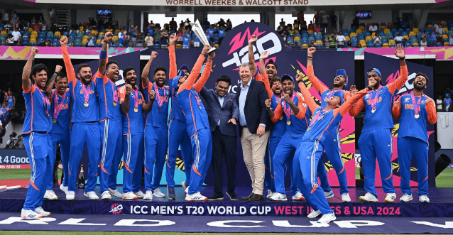 India won the ICC Men's T20 World Cup 2024