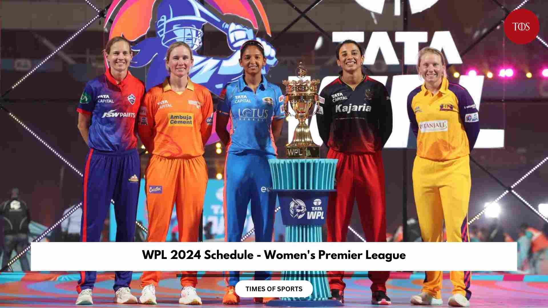 WPL 2024 Schedule, Venue, Timing Women's Premier League
