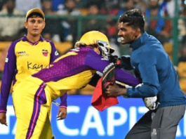 Alyssa Healy tackles Pitch Invader