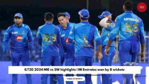 ILT20 2024 MIE vs SW highlights | MI Emirates Won by 8 Wickets